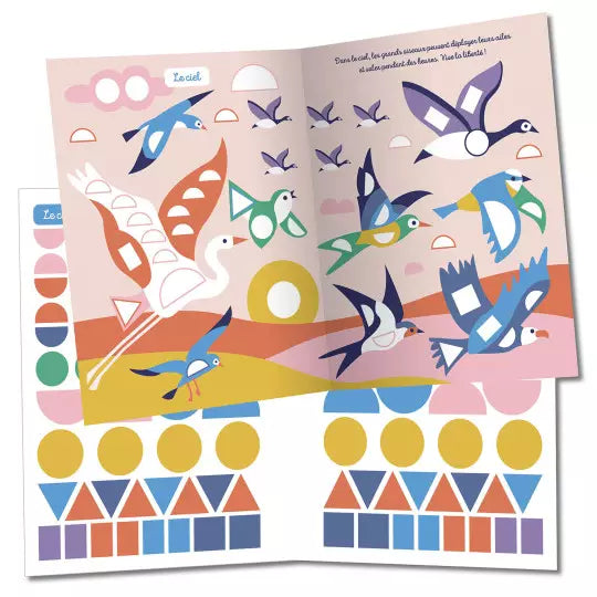 Mes 1000 premières gommettes formes - La nature