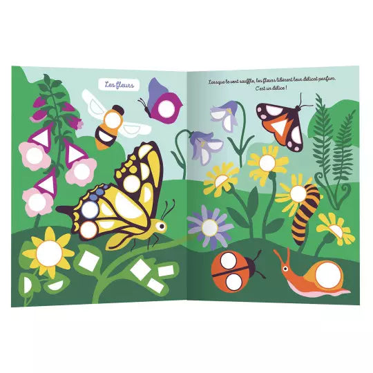 Mes 1000 premières gommettes formes - La nature