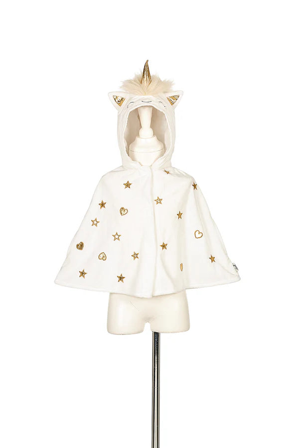 Cape bébé licorne blanc cassé, 2 ans,