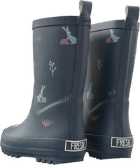 Bottes de pluie Lapin bleu foncé - Fresk