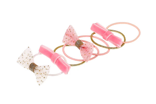 Elastiques à cheveux Corinne noeuds (6 pcs)