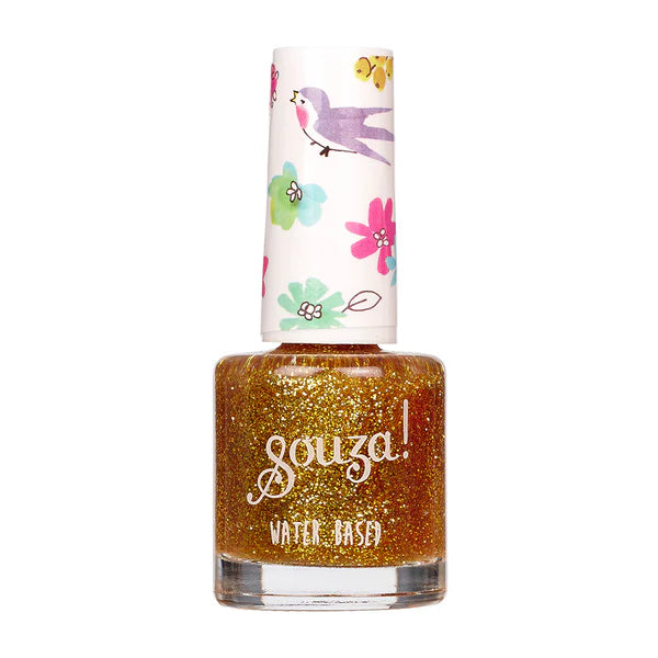 Vernis à ongle Transparent or pailleté