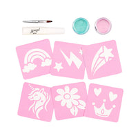 Set tatouages glitter Licorne (1 pc)