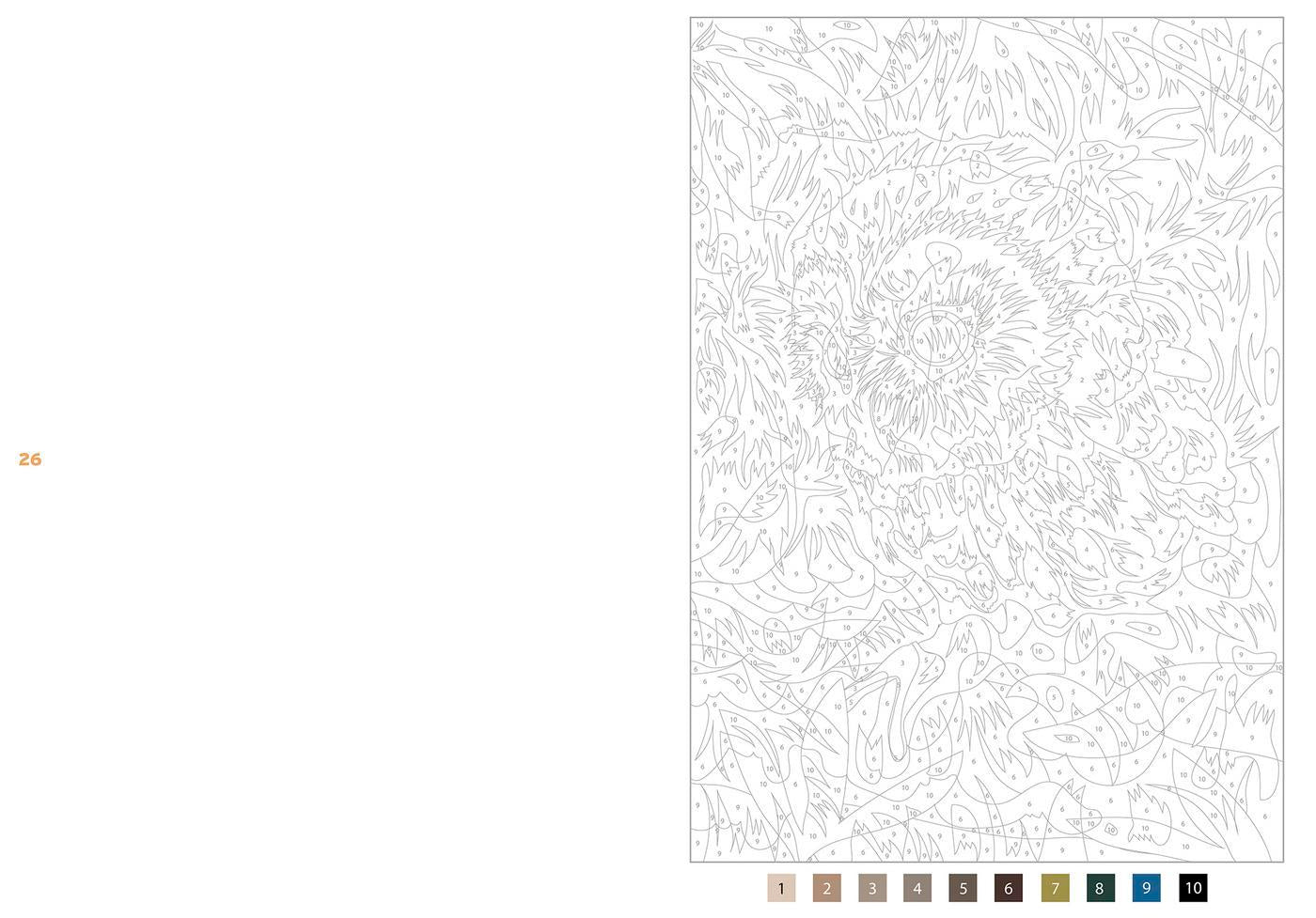 Coloriages mystères - Animaux adorables