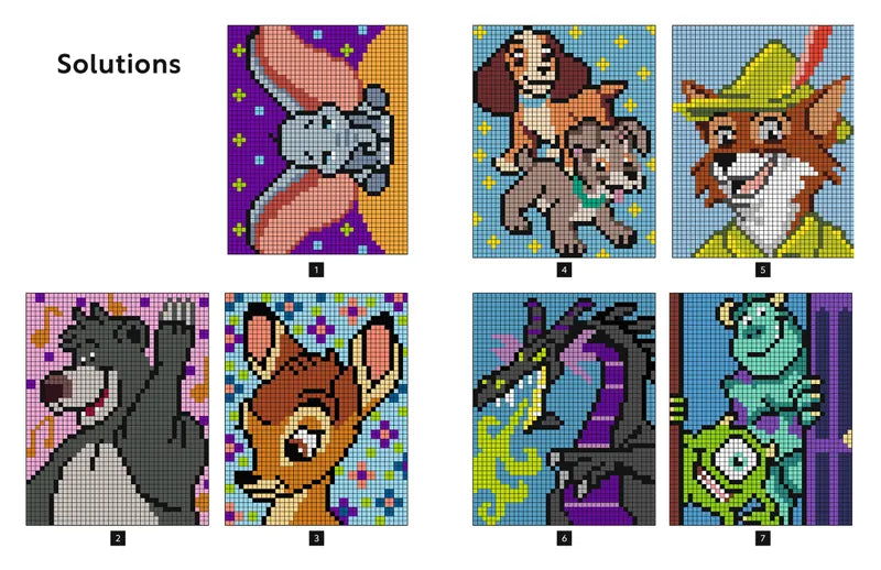 DISNEY - Mes Coloriages Magiques Mystères - Spécial Pixels