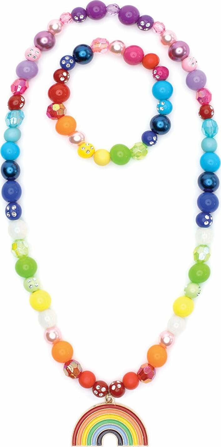 Set collier/bracelet "Double Rainbow"