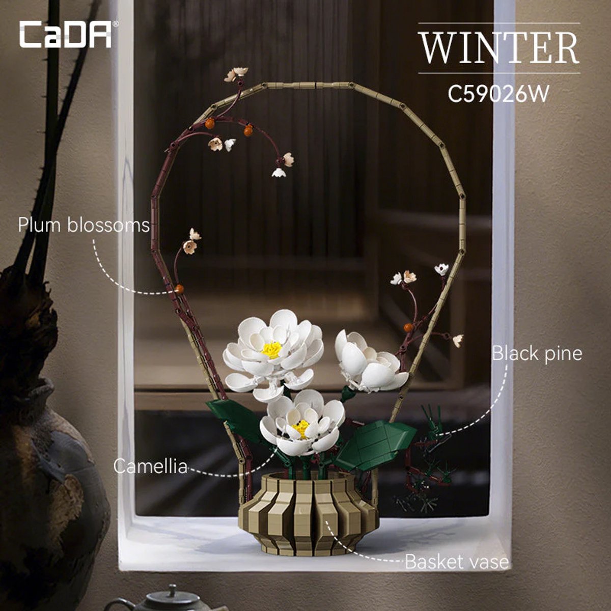 CaDA Bauset - Blumenkunst Winter