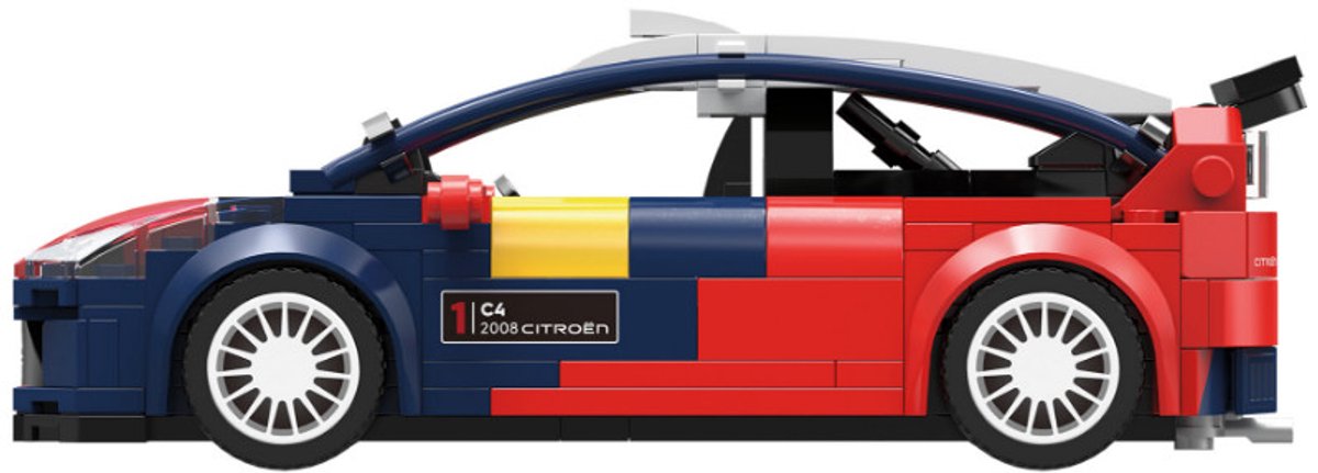 Voiture de rallye télécommandée Citroën C4 WRC 2008 329 pièces - CaDA