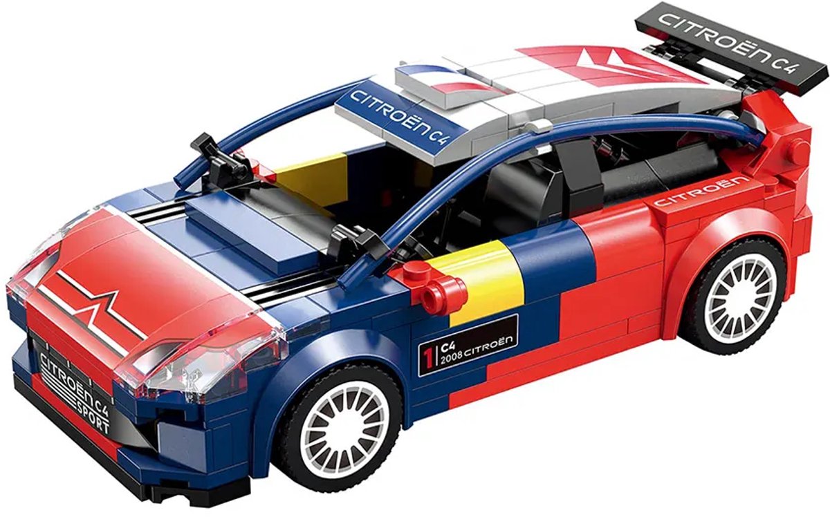 Voiture de rallye télécommandée Citroën C4 WRC 2008 329 pièces - CaDA
