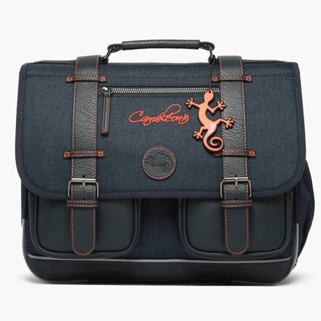 Children's 2-Compartment Satchel Vintage Urban 38 cm - Caméléon
