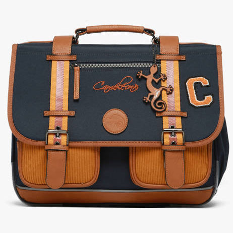 Children's 2-Compartment Satchel Vintage Urban 38 cm - Caméléon