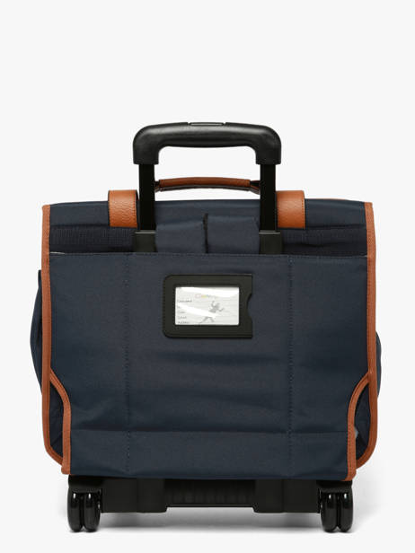 Cartable à roulettes enfant 2 compartiments Vintage Urban 38 cm - Caméléon