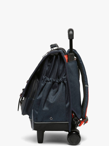 Cartable à roulettes enfant 2 compartiments Vintage Urban 40 cm - Caméléon