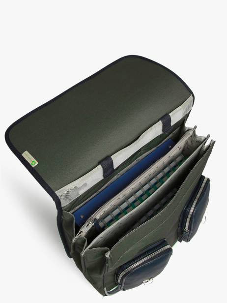 Cartable à roulettes enfant 2 compartiments Vintage Urban 38 cm - Caméléon
