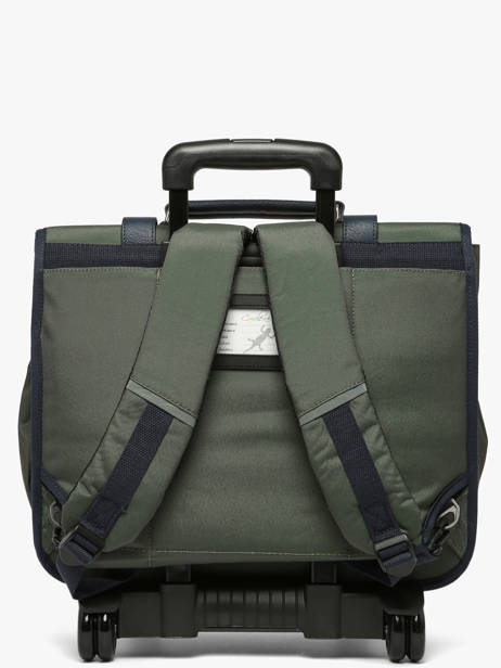 Cartable à roulettes enfant 2 compartiments Vintage Urban 38 cm - Caméléon