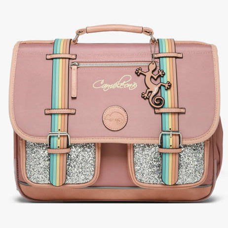 Kids' 2-Compartment Satchel Vintage Fantasy 38 cm - Chameleon