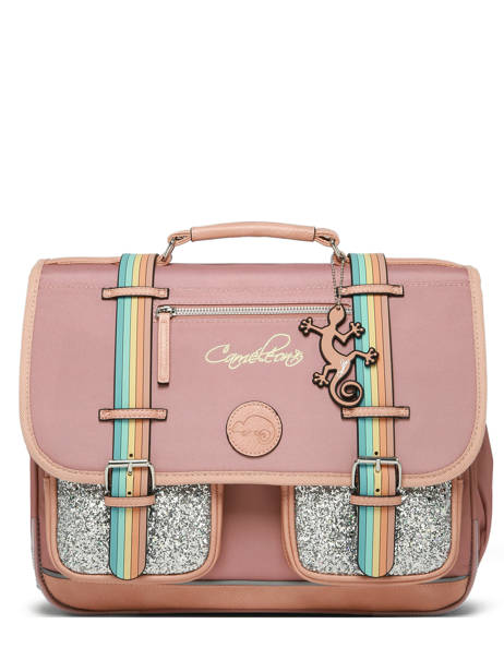 Cartable enfant 2 compartiments Vintage fantasy 38 cm - Caméléon