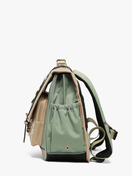 Cartable enfant 2 compartiments Vintage fantasy 38 cm - Caméléon