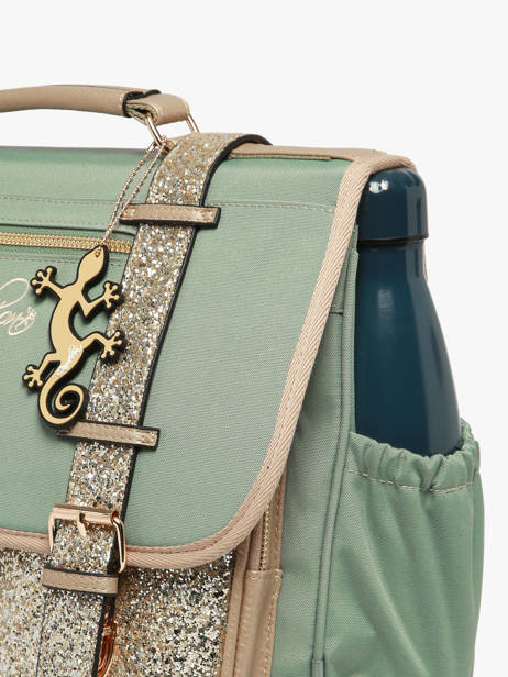 Cartable enfant 2 compartiments Vintage fantasy 38 cm - Caméléon