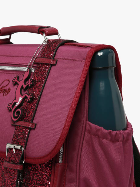 Cartable enfant 2 compartiments Vintage fantasy 38 cm - Caméléon