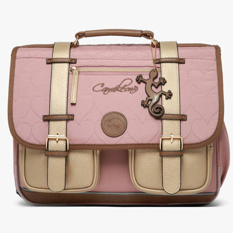 Children's Satchel 2 Compartments Vintage Fantasy 38 cm - Caméléon