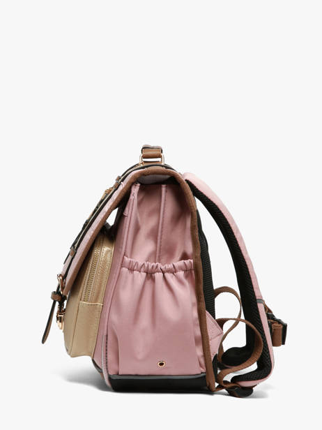 Cartable enfant 2 compartiments Vintage fantasy 38 cm - Caméléon