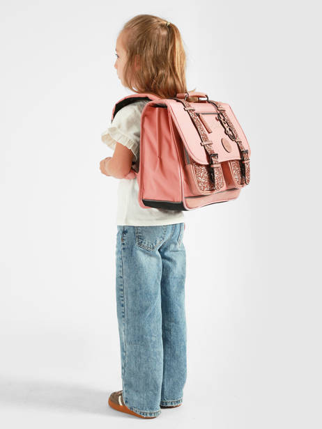 Kinder-Schulranzen 2 Fächer Vintage Fantasy 38 cm - Chameleon