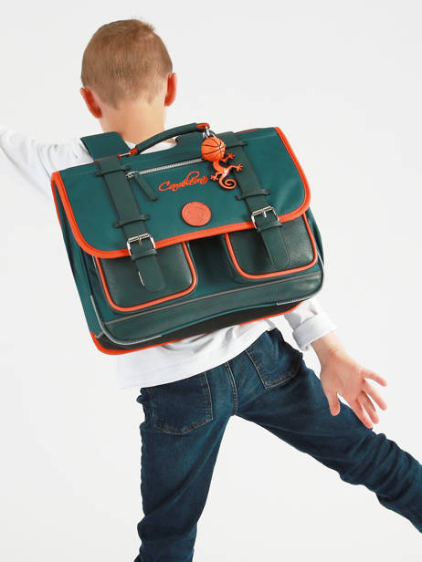 Cartable enfant 2 compartiments Vintage Urban 38 cm - Caméléon