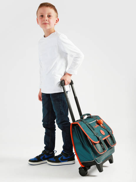 Kinder-Trolley 2 Fächer Vintage Urban 38 cm - Caméléon