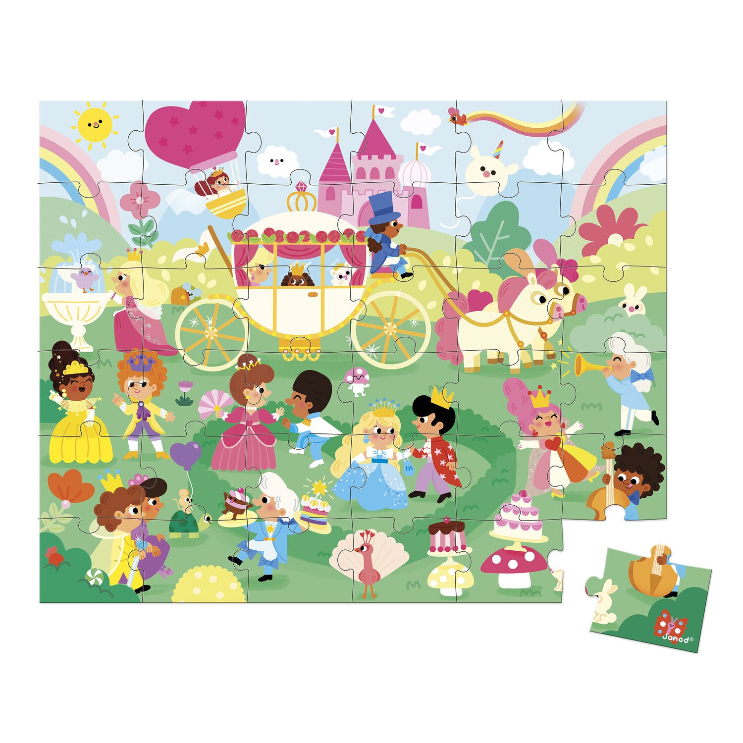 Puzzle - Les princesses - 36 pcs