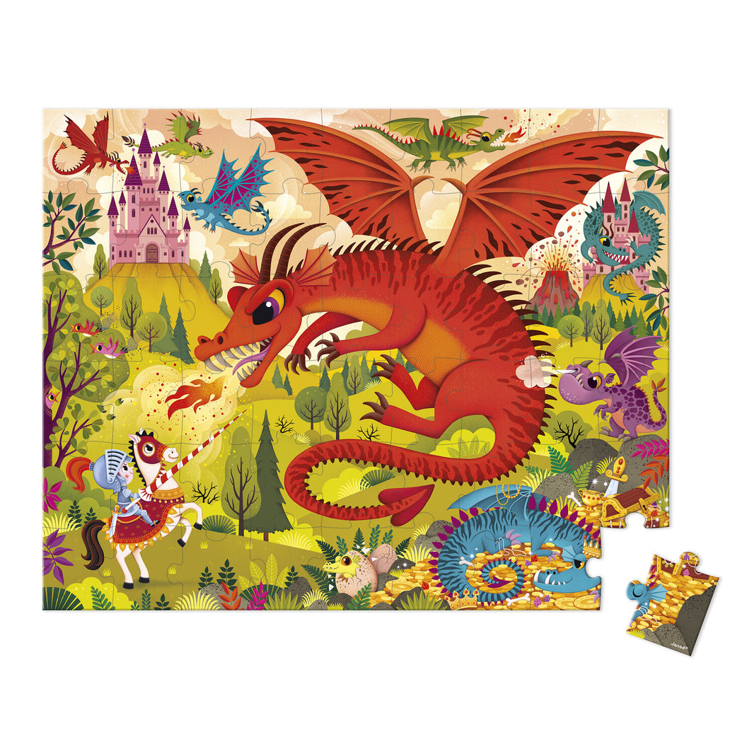Puzzle royaume de dragons - 54pcs