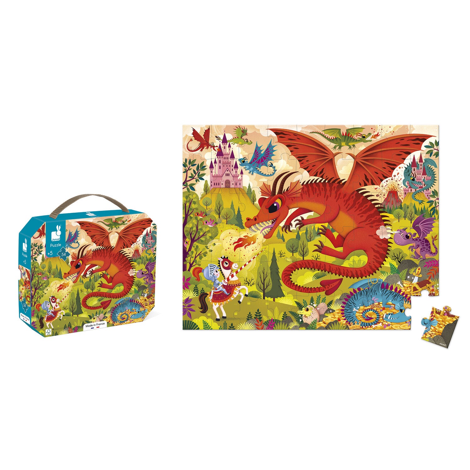 Puzzle royaume de dragons - 54pcs