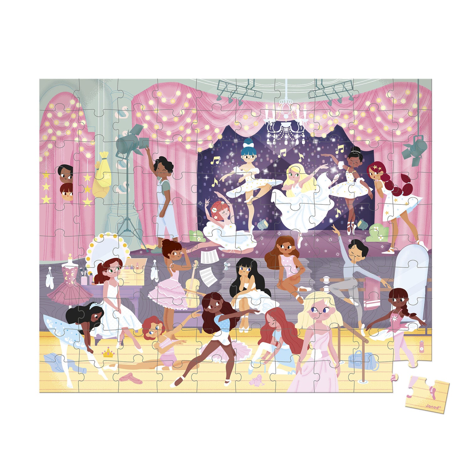 Puzzle les danceuses - 100pcs