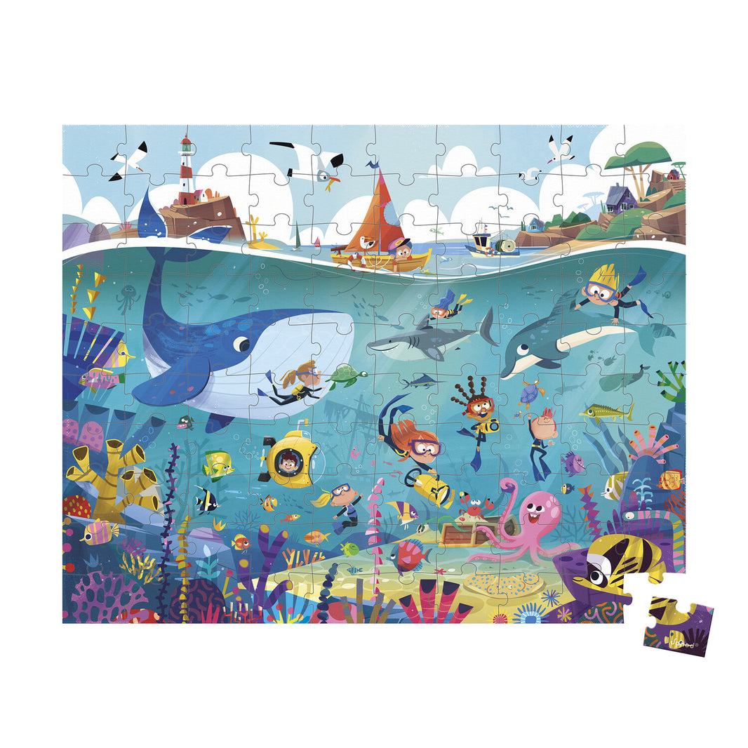 Puzzle les fonds marins - 100pcs