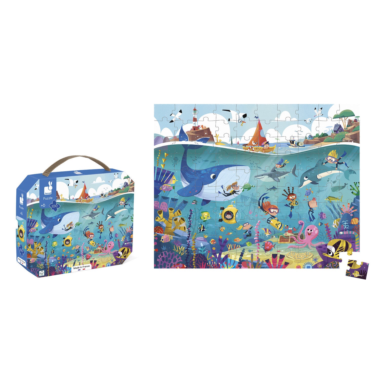 Puzzle les fonds marins - 100pcs