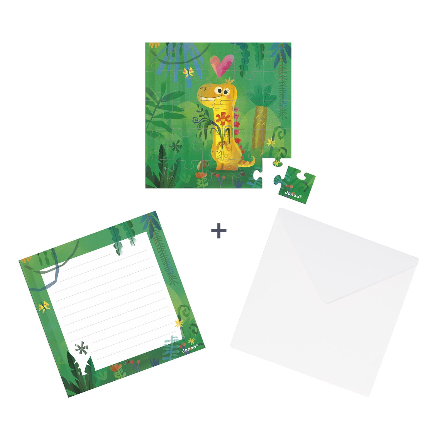 Carte puzzle Dino