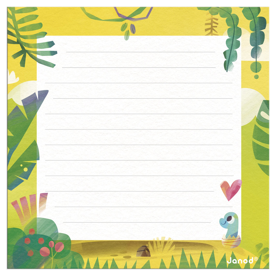 Carte puzzle Dino maman bébé