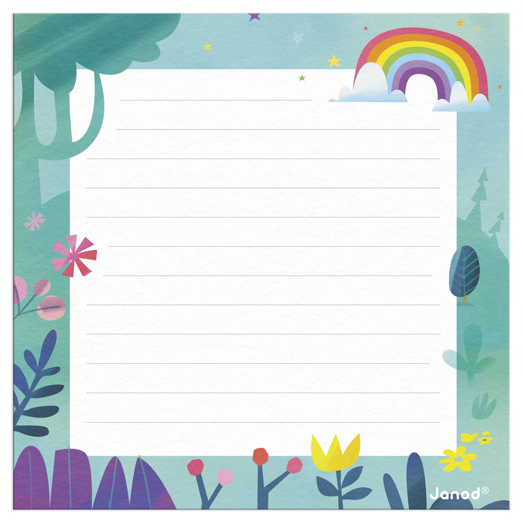 Carte puzzle Licorne maman en fête