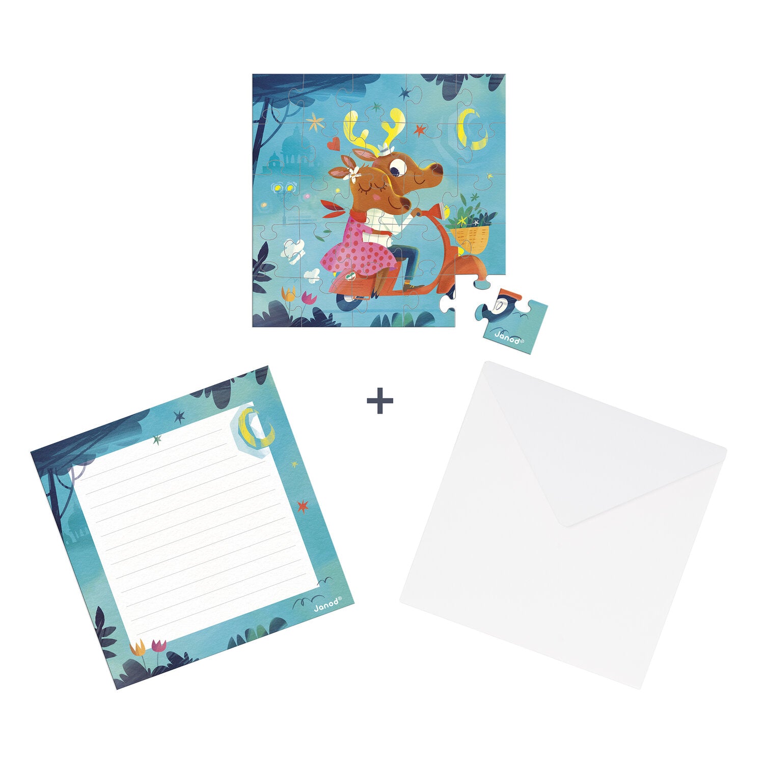 Carte puzzle amour dolce vita