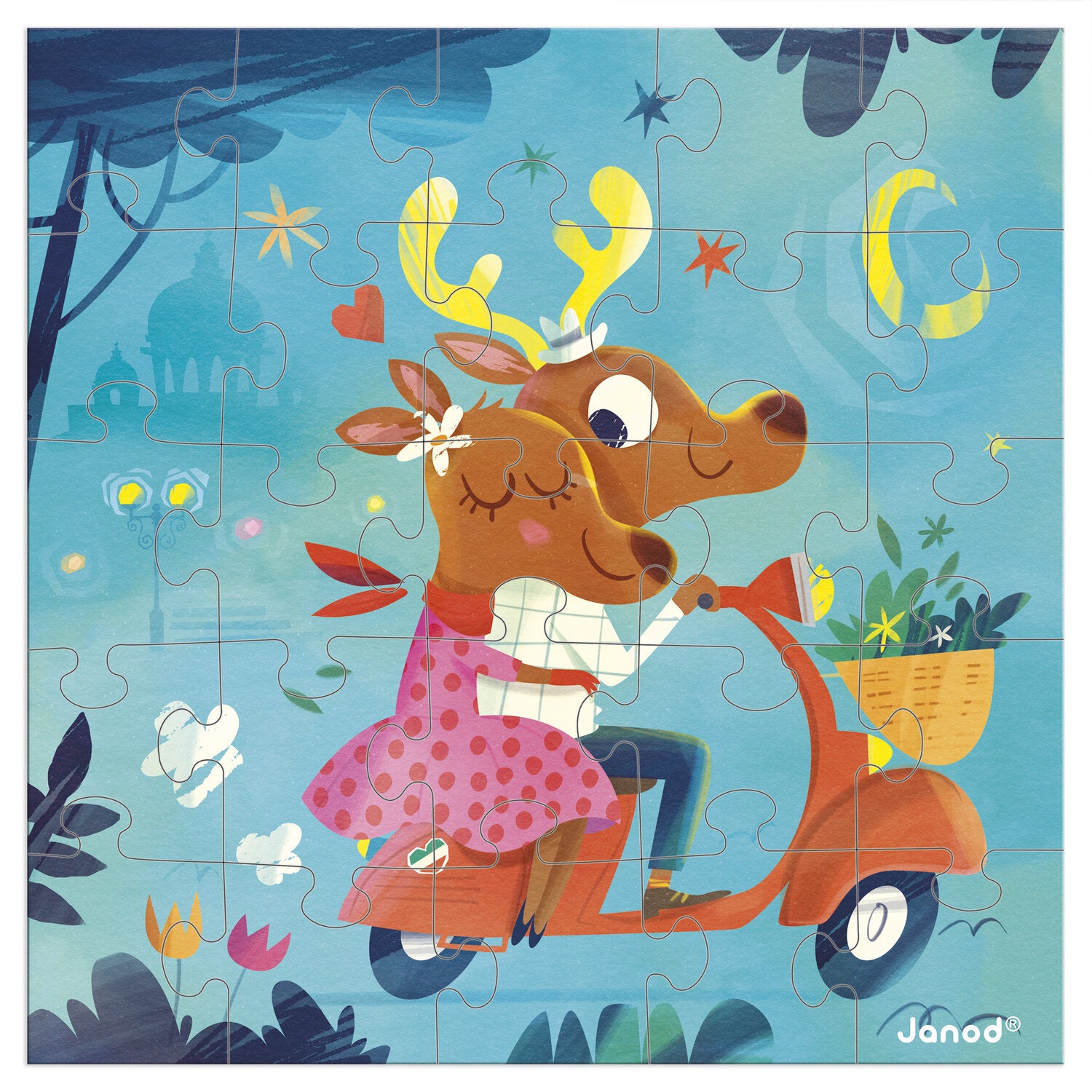 Carte puzzle amour dolce vita
