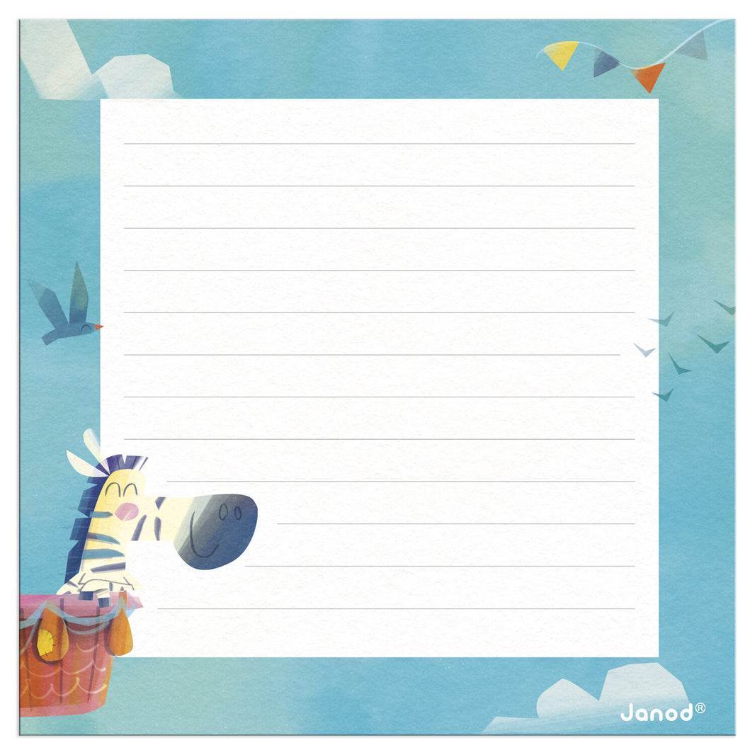 Carte puzzle vol en mongolfiere