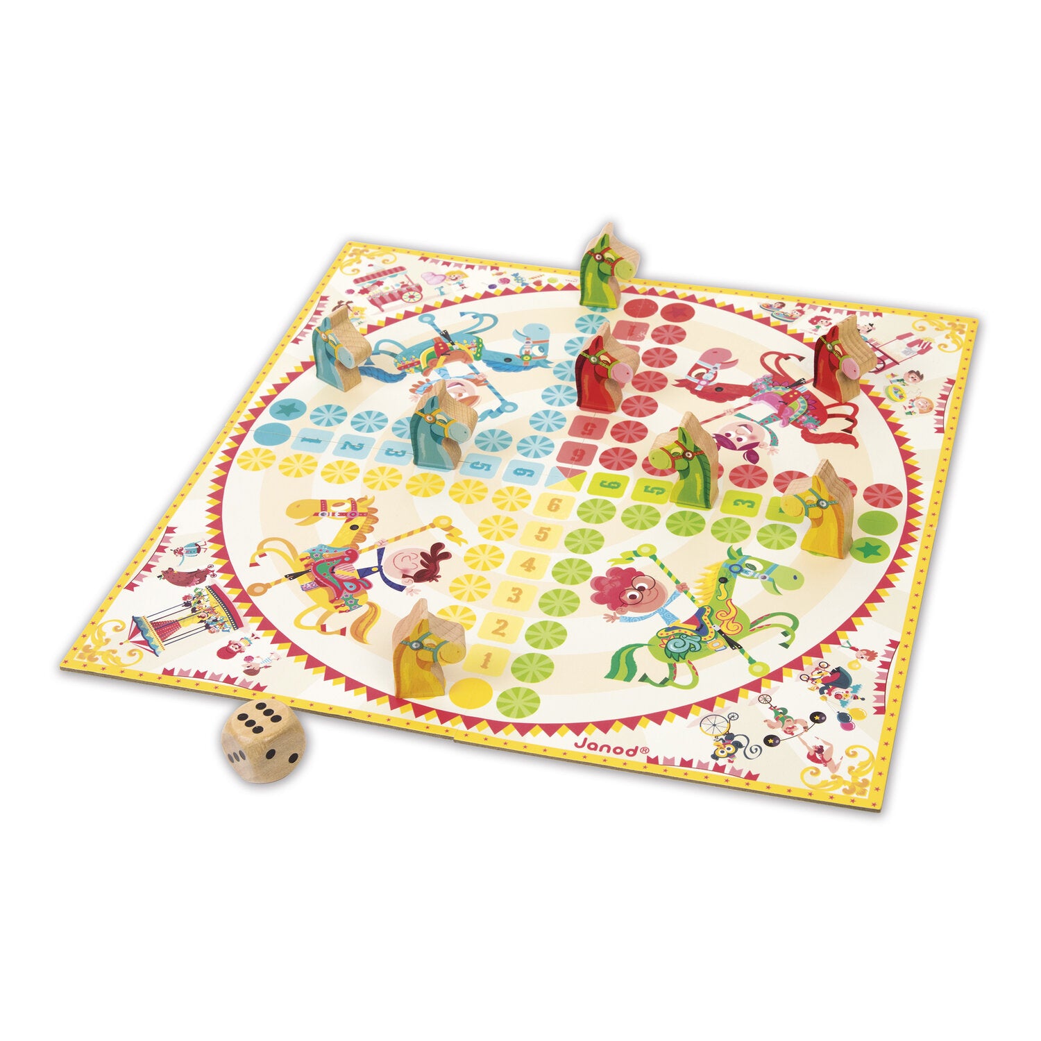 Jeu duo - Petits chevaux et dames