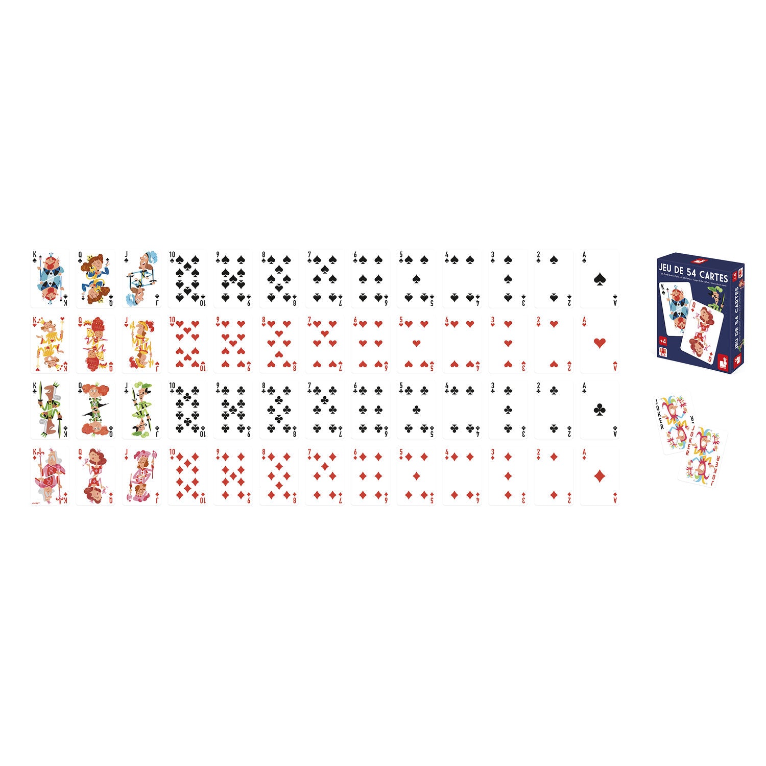 Jeu de 54 cartes