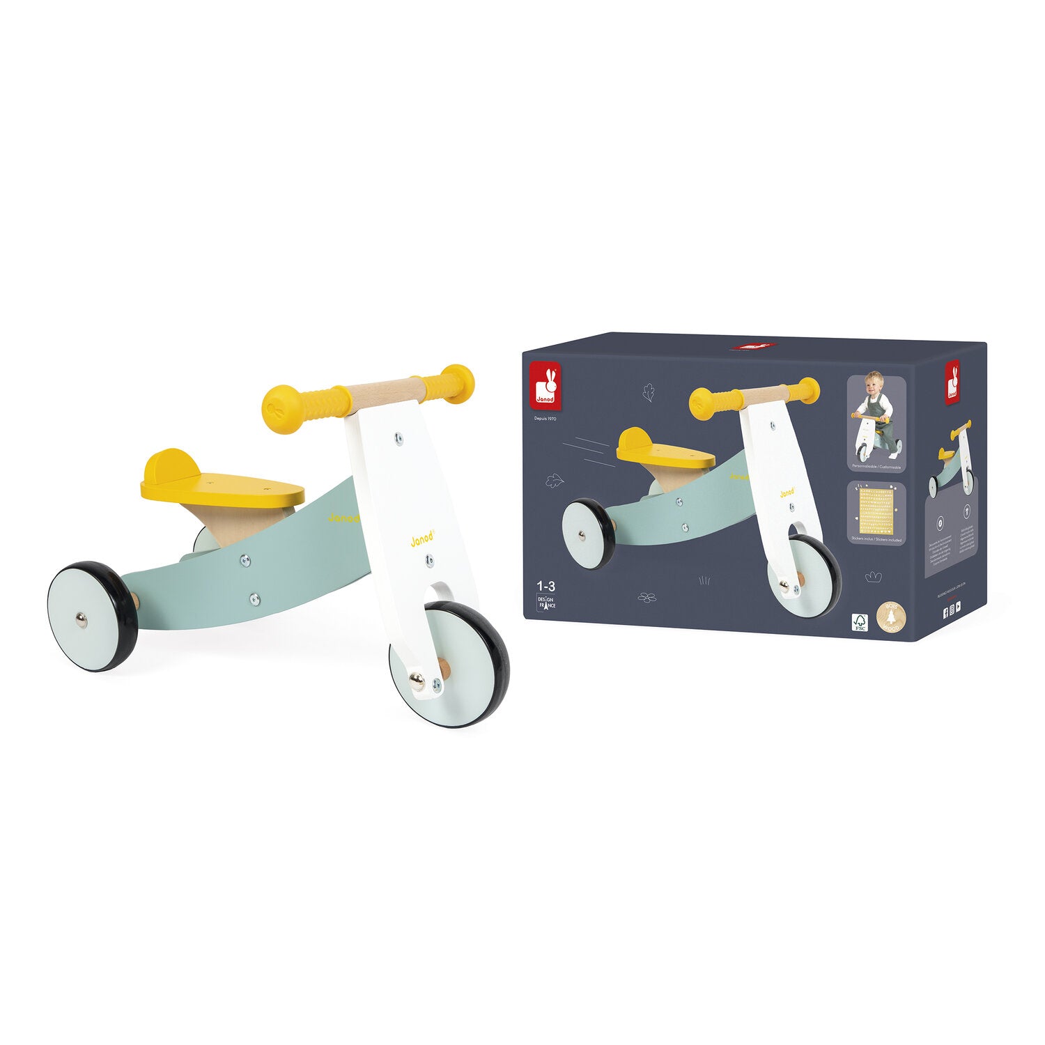 Wooden tricycle