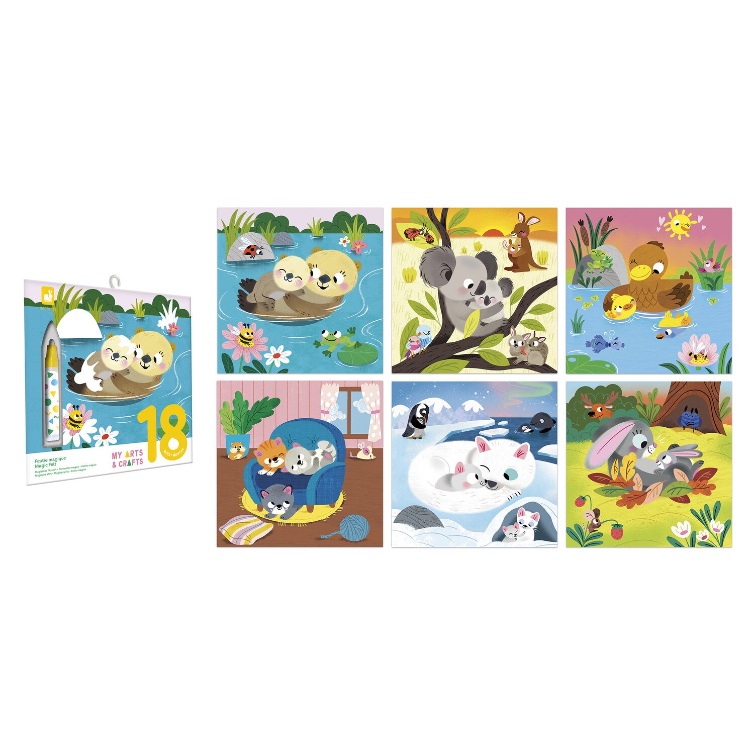 Feutre magique - Animaux calins