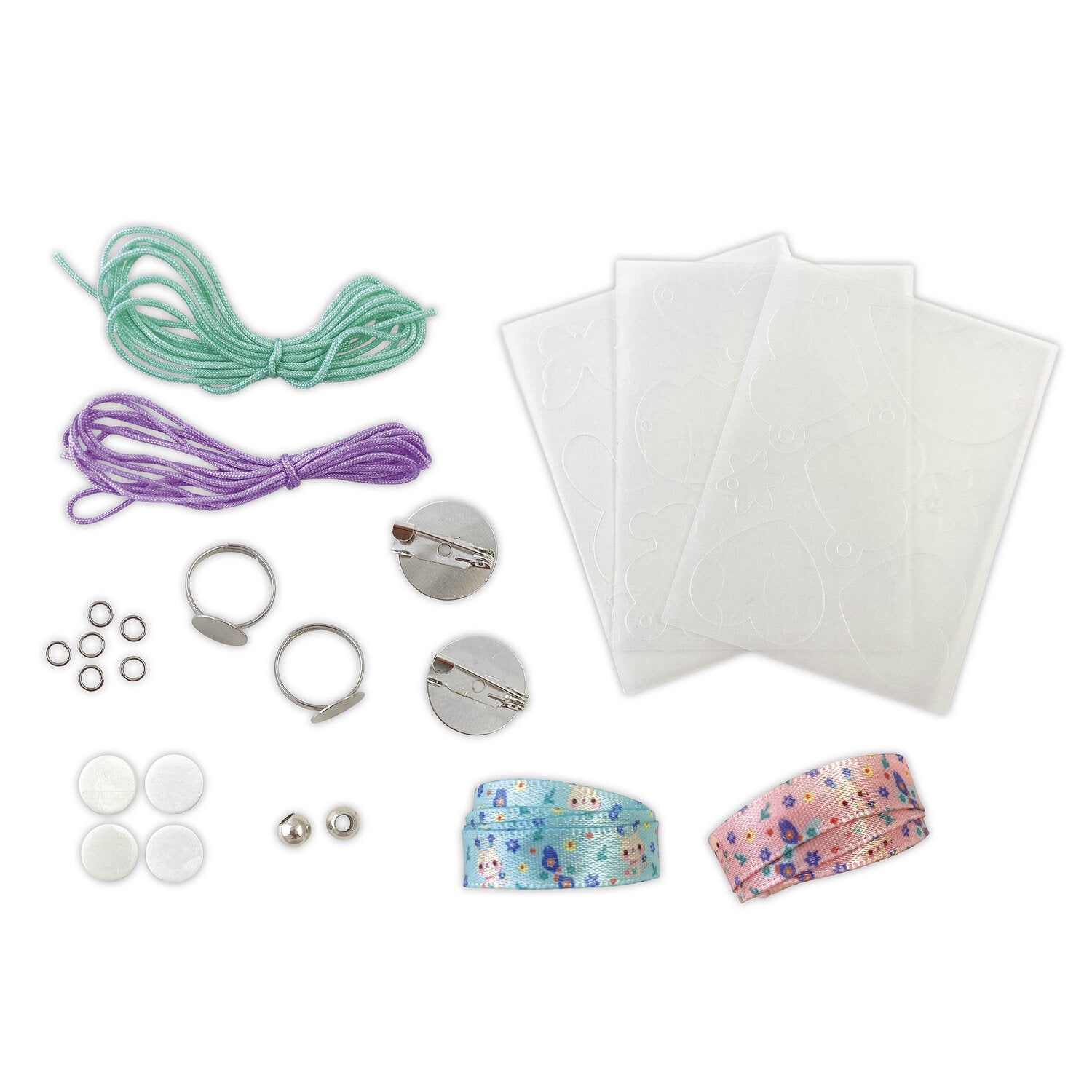 8 bijoux d'amitié plastique fou à créer