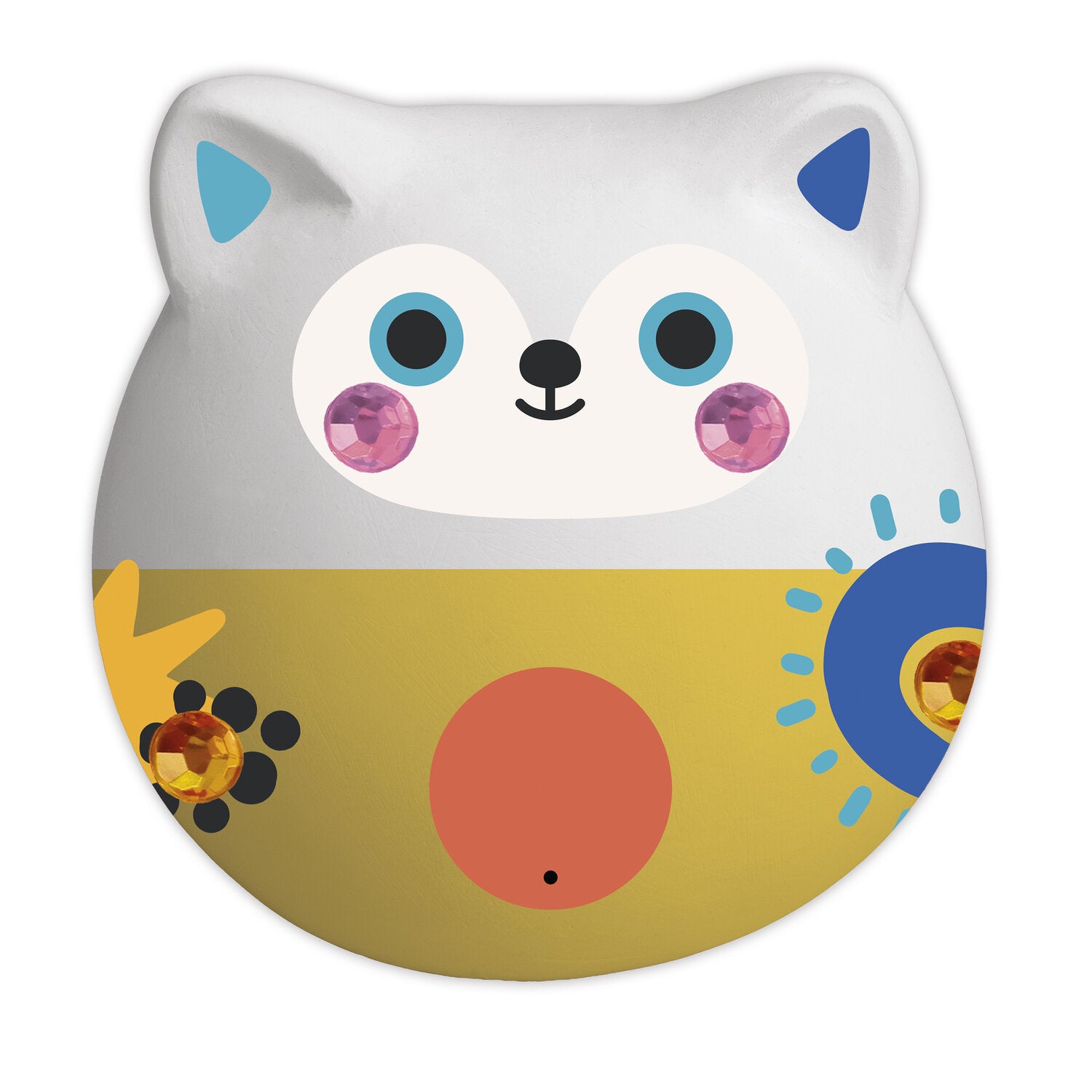 4 Figurines en plâtre à décorer