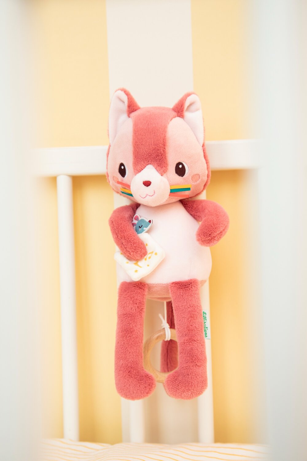 Peluche musicale phosphorescente - Jeanne le chat