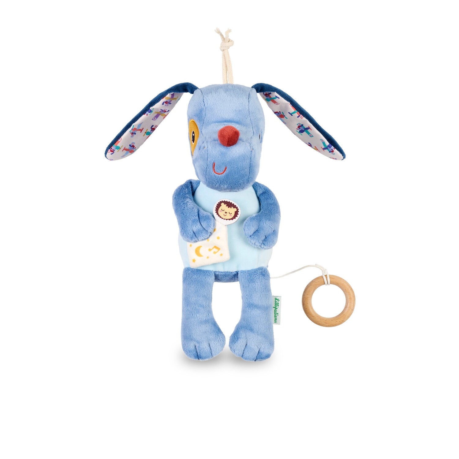 Peluche musicale phosphorescente - Jules le chien