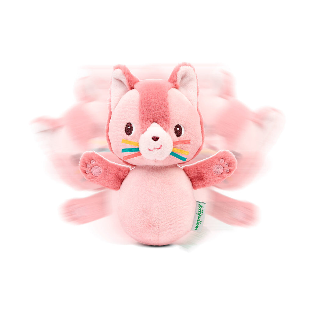 Peluche sonore Culbuto Jeanne le chat